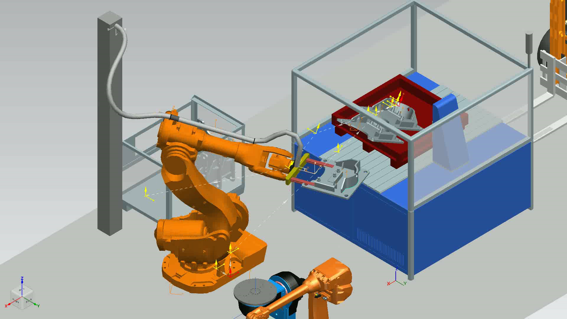 Simulating Cables & Robot Dress Packs in Tecnomatix Process Simulate