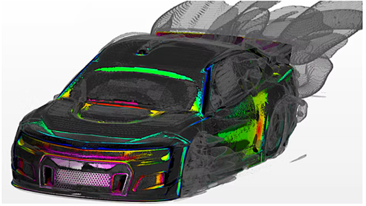 Image of the geometry preparation for a car.