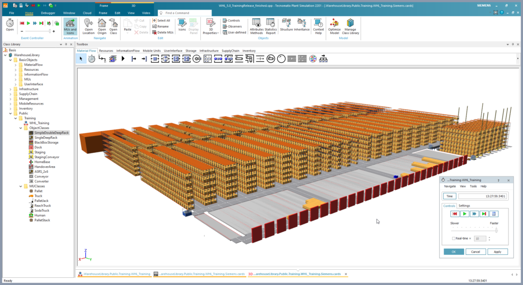 Tecnomatix Plant Simulation Logistics