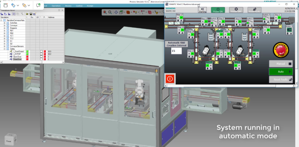 Safety Verification process simulate