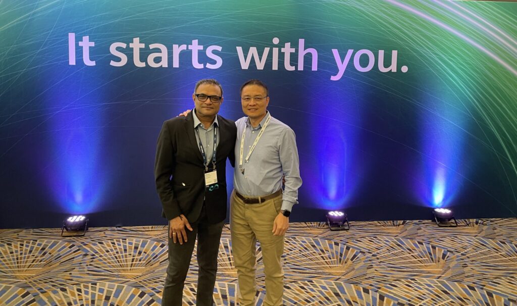Aaron Guo Longterm Technology Services and Rajiv Sivaraman, VP of Global Alliance Management at Siemens Digital Industries Software